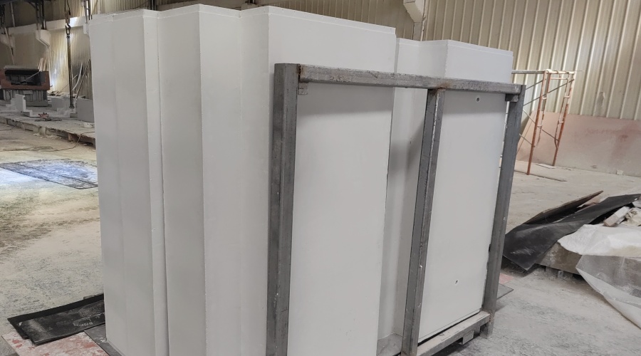 广西梧州风电储能GRC包柱子工程