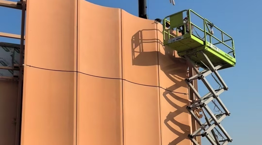 上海新嘉中心UHPC幕墙板工程 上海新嘉中心UHPC幕墙板工程