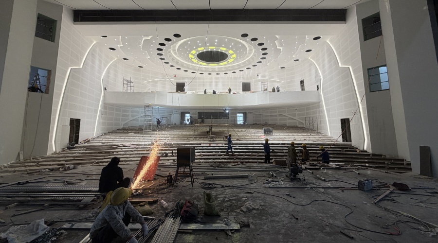 剧院报告厅GRG吊顶造型 剧院报告厅GRG吊顶造型