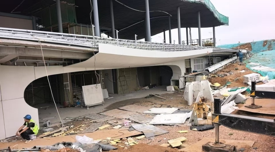 青岛张村河UHPC构件造型安装工艺实录